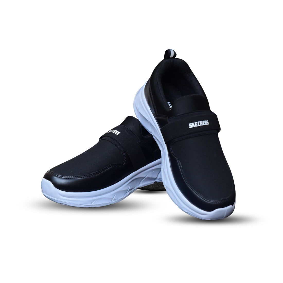 S-08 Black Men Shoes